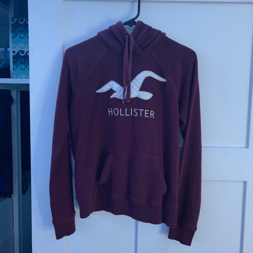 red sweatshirt